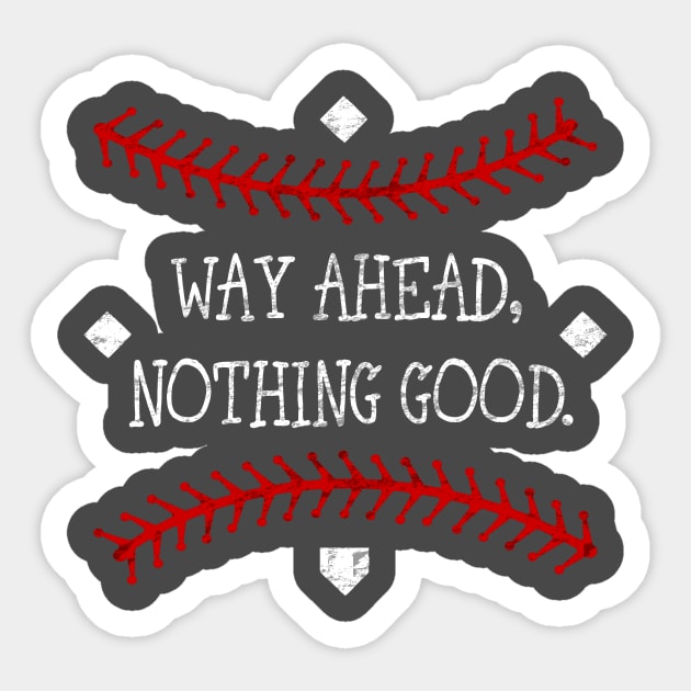 Primitive Fundamental Baseball Softball Pitching Sayings Sticker by TeeCreations